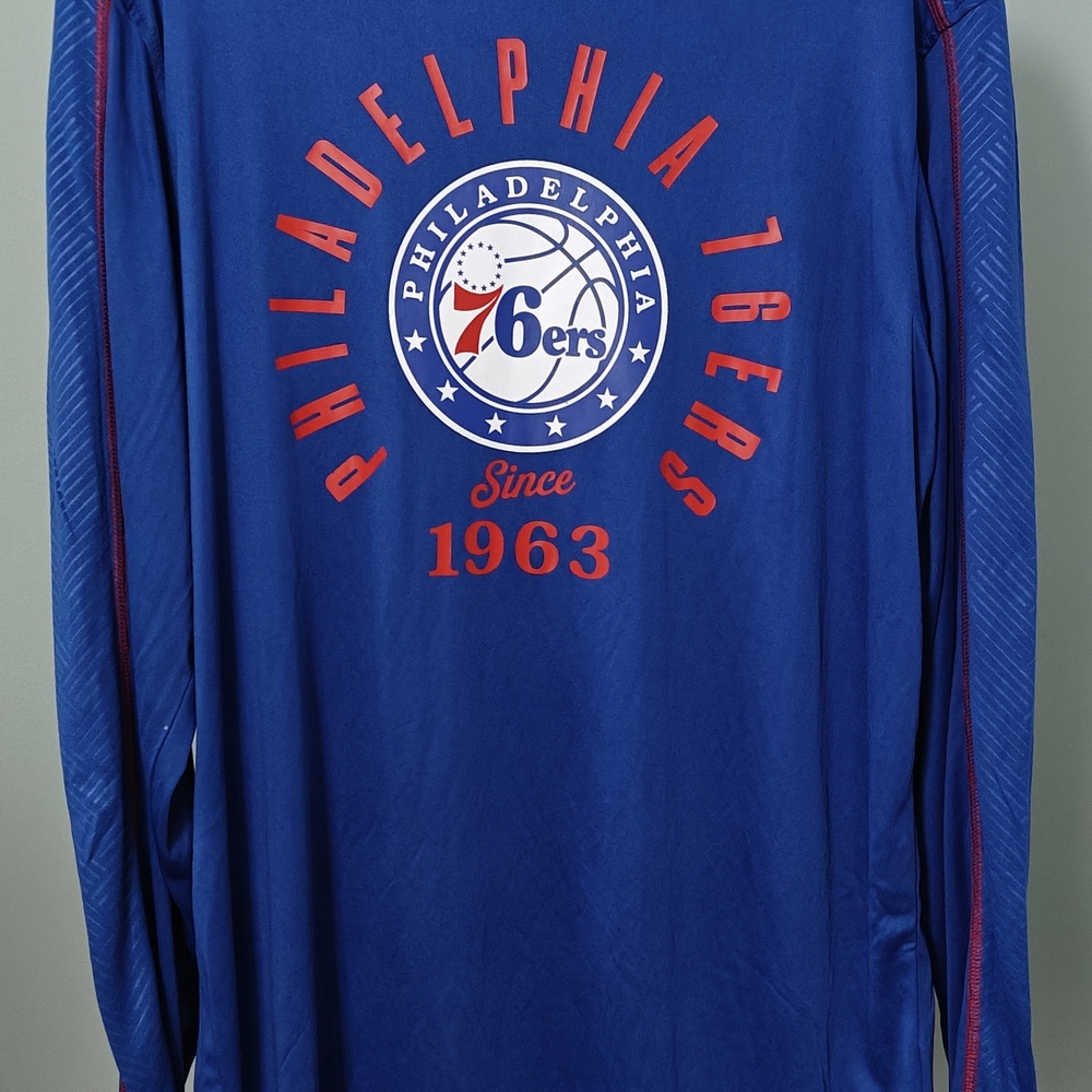 Philadelphia 76ers Blue Long Sleeve Shirt